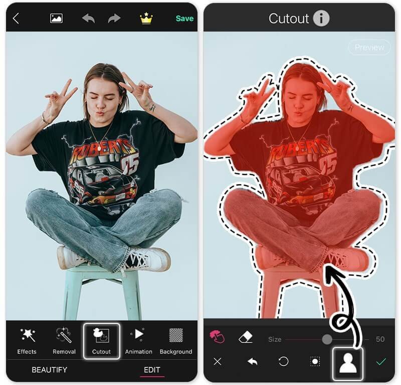 Como remover o fundo da foto usando aplicativos gratuitos no celular.